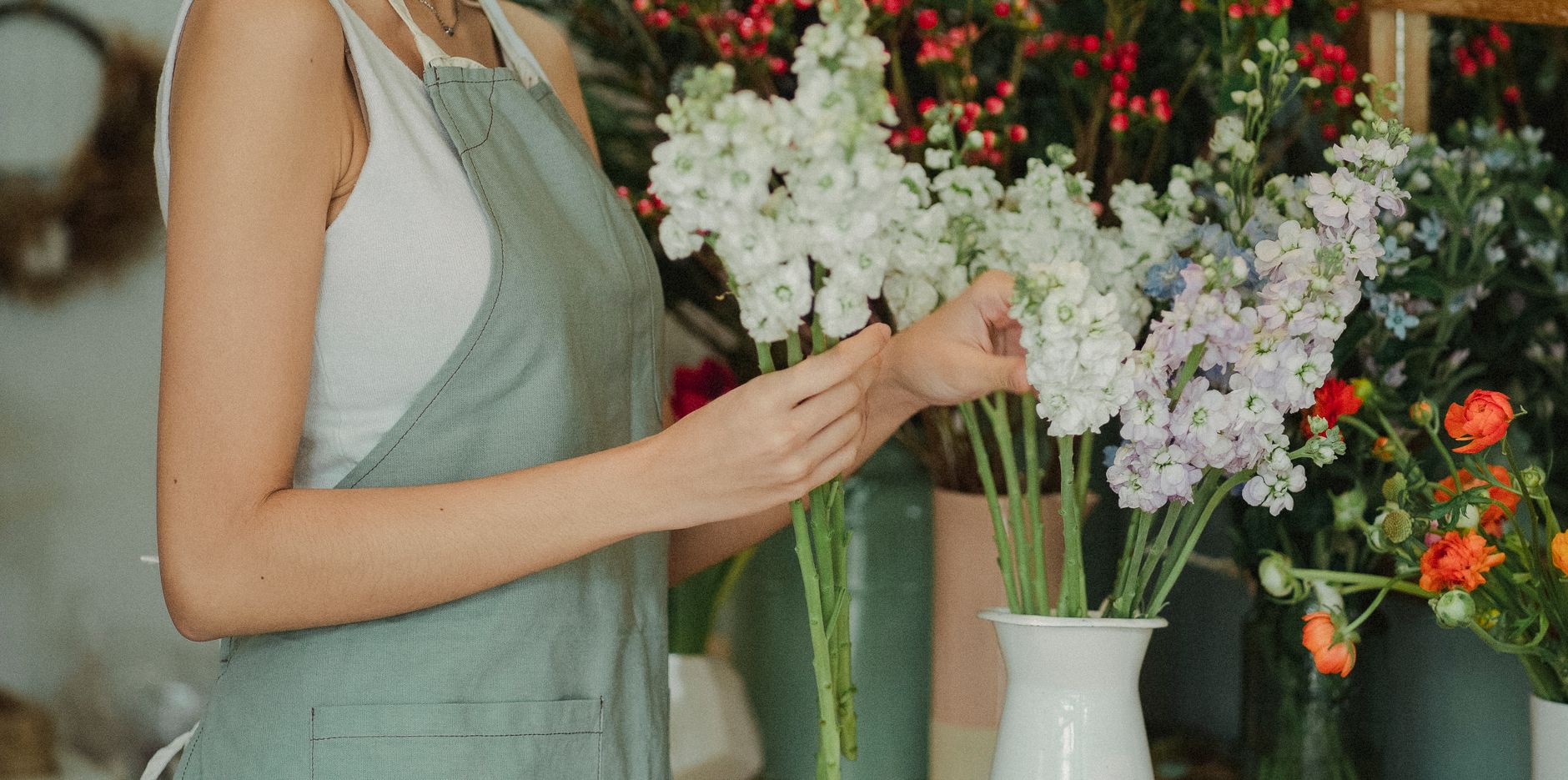 Fleuriste équipe à Clichy